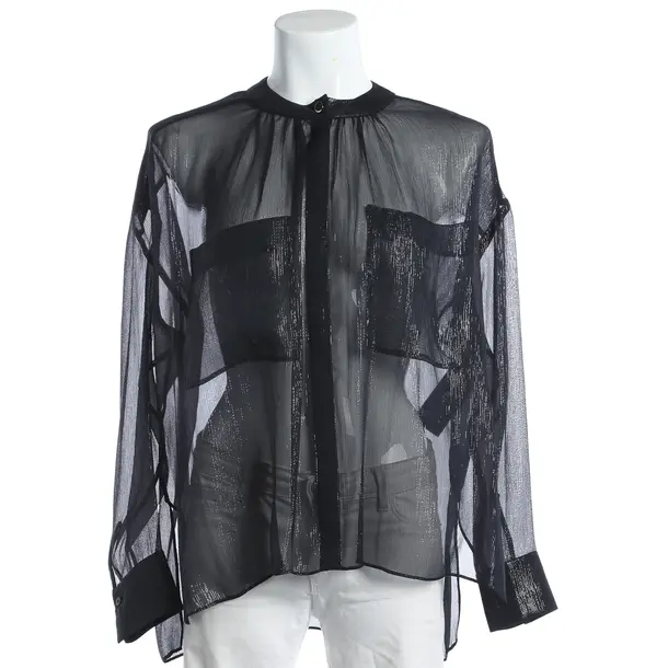 Bluse, in Navy, Seide, Dorothee Schumacher