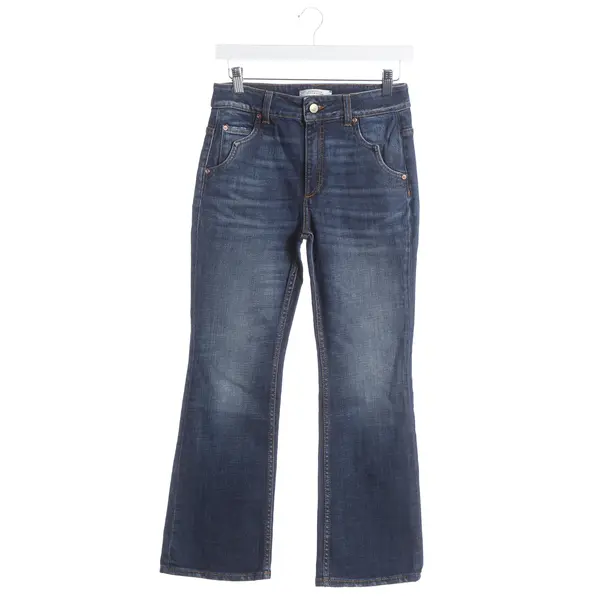 Flared Jeans, in Blue, Cotton, Dorothee Schumacher