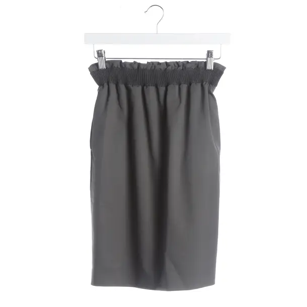 Skirt, in Gray, Wool, Fabiana Filippi