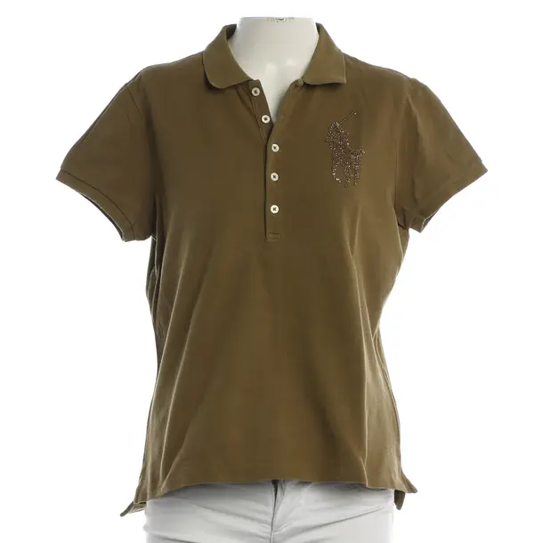Poloshirt, in Olivgrün, Baumwolle, Polo Ralph Lauren