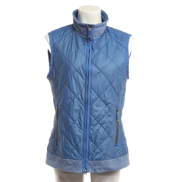 Gilet, in Blu, Poliammide, Pantofola da donna
