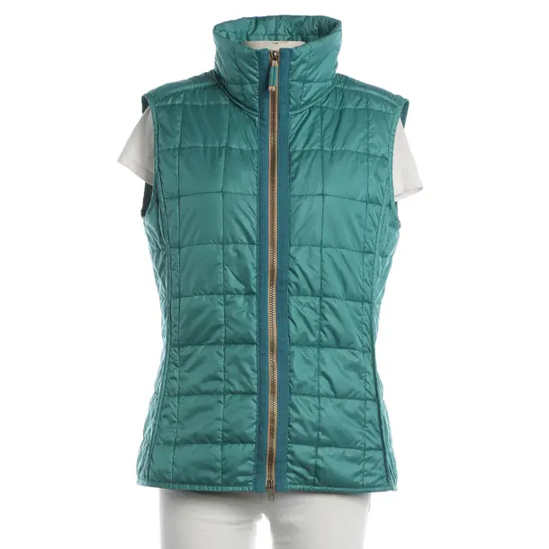 Gilet, in Turchese, Poliestere, Pantofola da donna