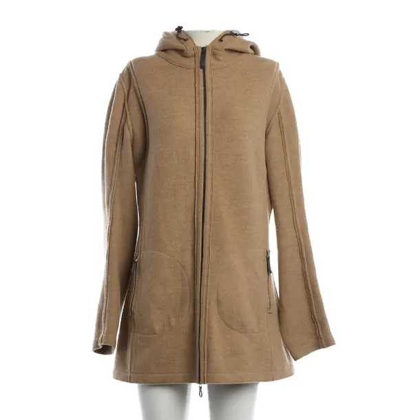 Mid-Season Coat, in Camel, Wool, Frauenschuh