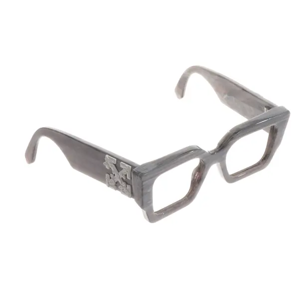 Sonnenbrille, in Grau, Kunststoff, Off-White