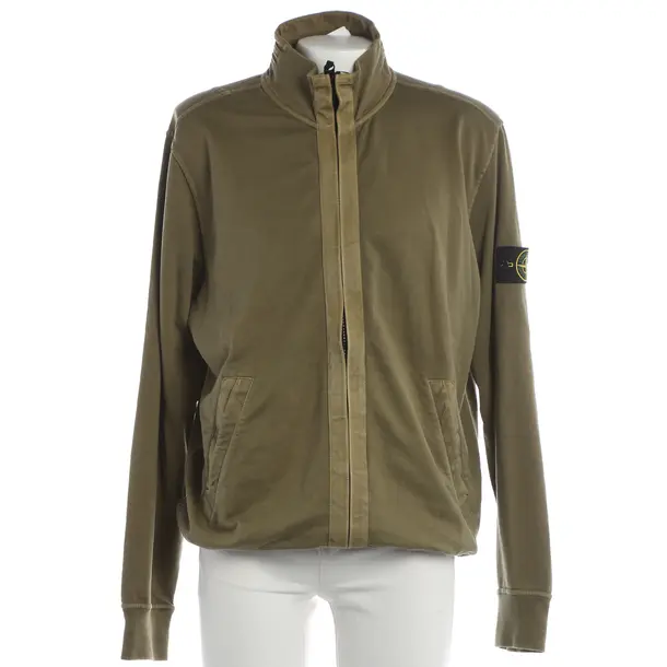 Sweatshirt, in Olive Green, Cotton, Stone Island