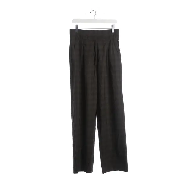 Pants, in Dark Brown, Wool, Max Mara