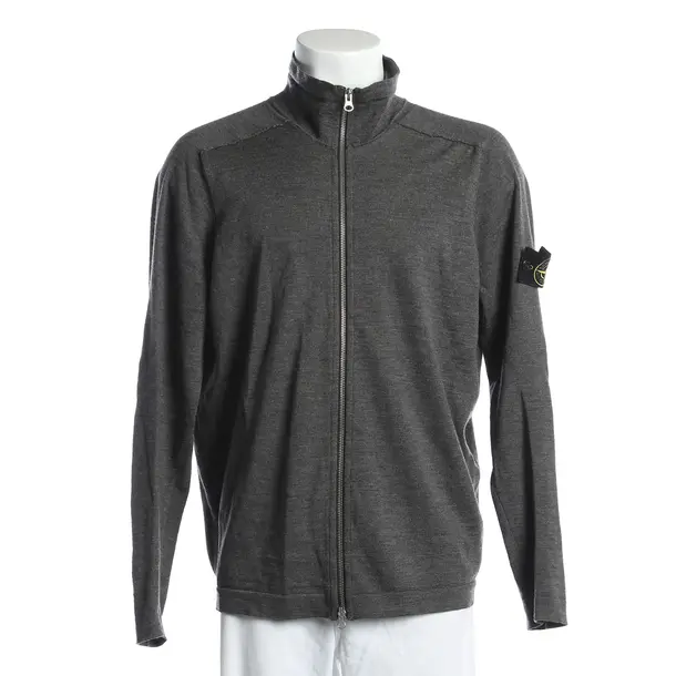 Cardigan, in Grigio, Lana, Isola di pietra