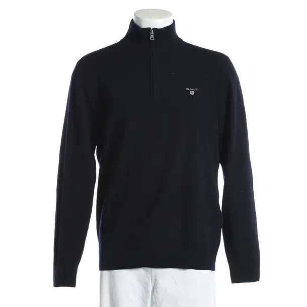 Jumper, in Navy, Wool, Gant
