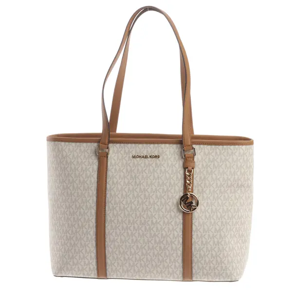 Schultertasche, in Beige, Leder, Michael Kors