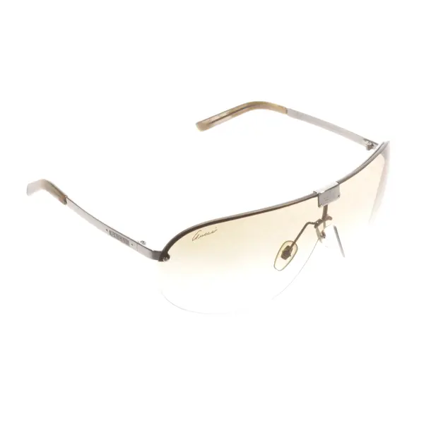 Sonnenbrille, in Silber, Kunststoff / Metall, Gucci