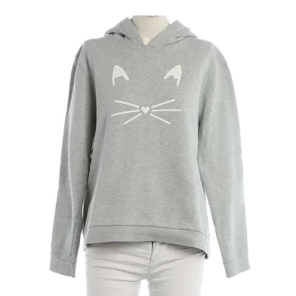 Hoodie, in Grau, Baumwolle, Karl Lagerfeld