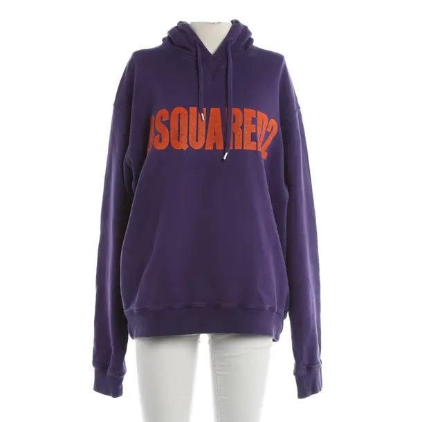 Hoodie, in Lila, Baumwolle, Dsquared