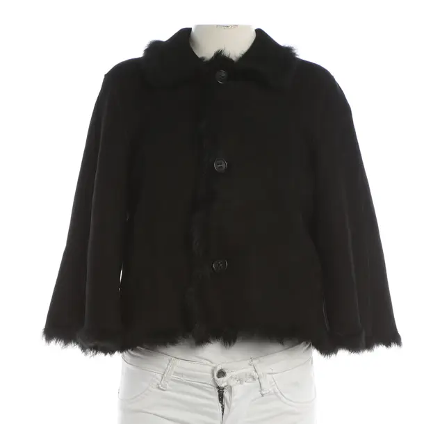LeatherJacket, in Black, Leather, Red Valentino