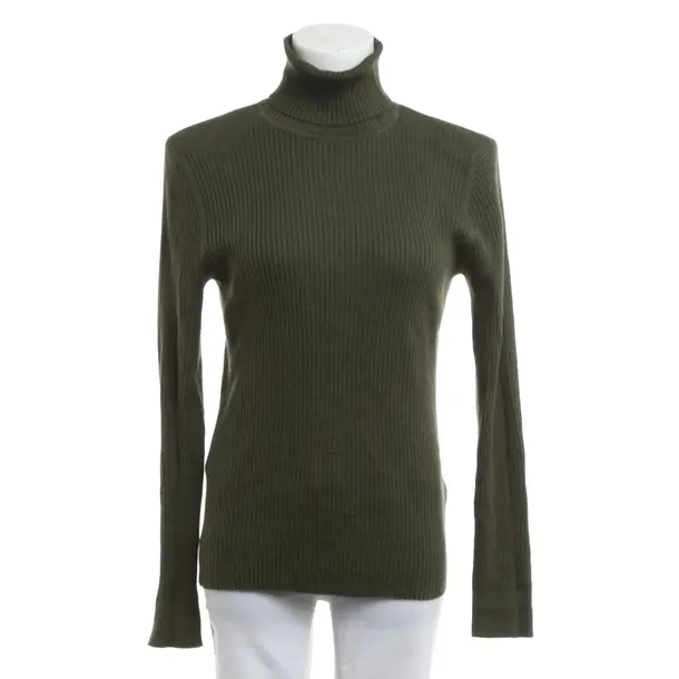Jumper, in Green, Cotton, Repeat