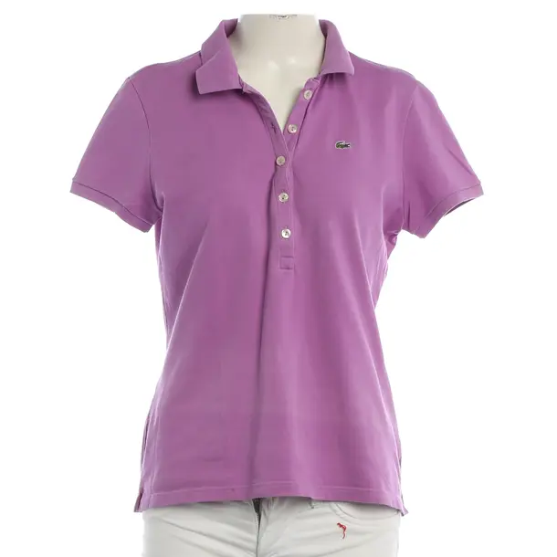 Poloshirt, in Lila, Baumwolle, Lacoste