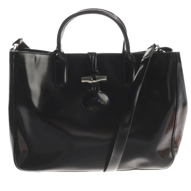 Handbag, in Black, Leather, Longchamp