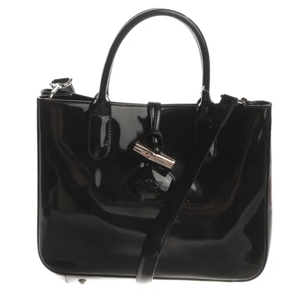 Handtasche, in Schwarz, Leder, Longchamp