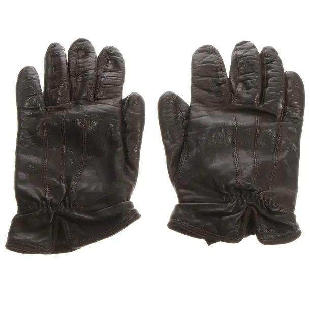 Leather Gloves, in Dark Brown, Leather, Roeckl