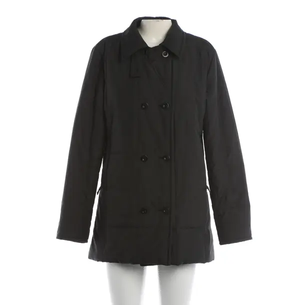 Cappotto mezza stagione, in Nero, Poliestere, Chiuso
