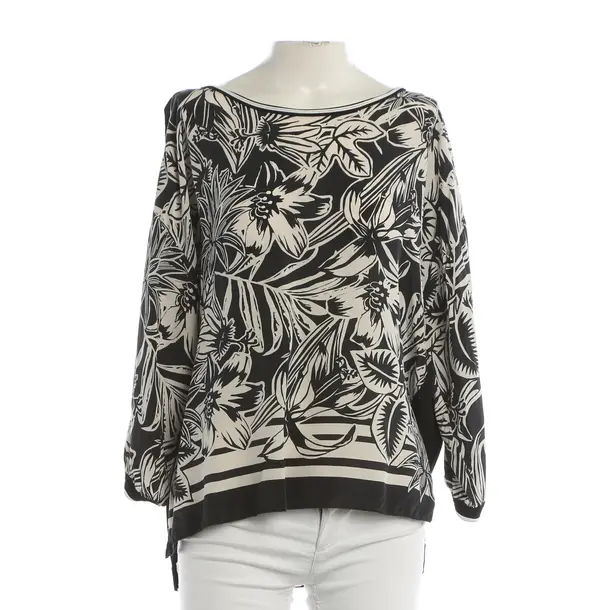 Blouse, in Black, Silk, Marc Cain