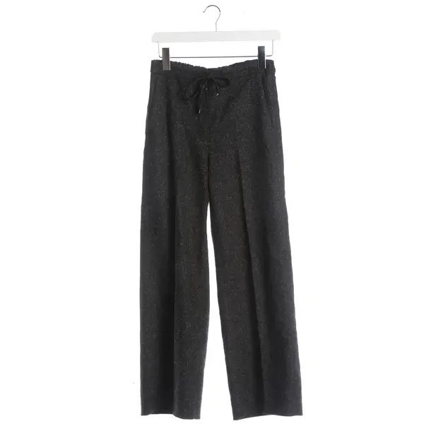 Pants, in Dark Gray, Wool, Max Mara