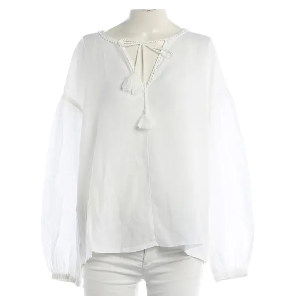 Bluse, in Weiß, Leinen, Max Mara
