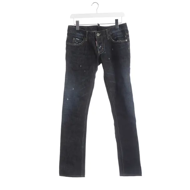 Jeans straight fit, in Marina Militare, Cotone, Dsquared