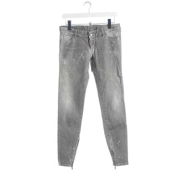 Jeans Skinny, in Hellgrau, Baumwolle, Dsquared