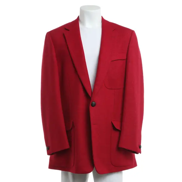 Blazer, in Red, Wool, Versace