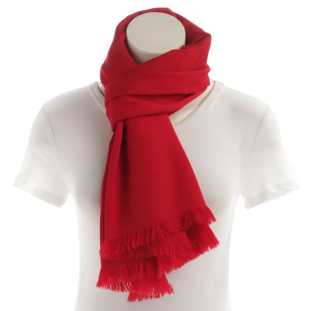 Schal, in Rot, Wolle, Versace