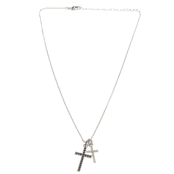 Collana, in argento, Metallo (metallico, metallizzato), Swarovski