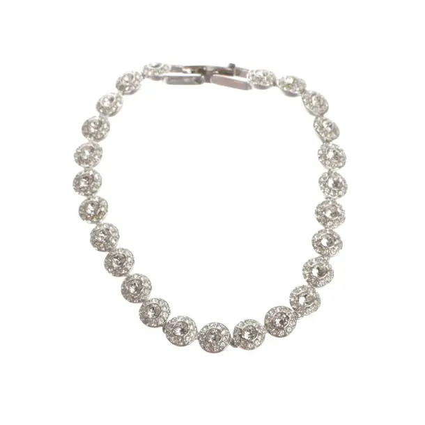 Armband, in Silber, Metall (metallisch, metallisiert), Swarovski