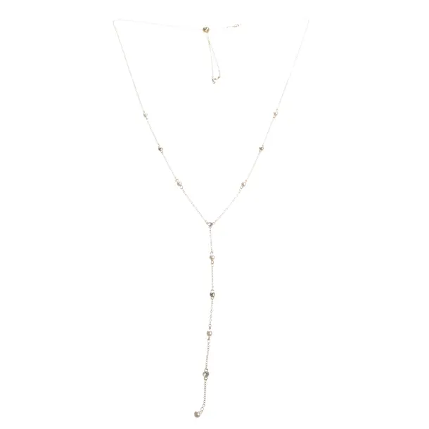 Halskette, in Gold, Metall (metallisch, metallisiert), Swarovski
