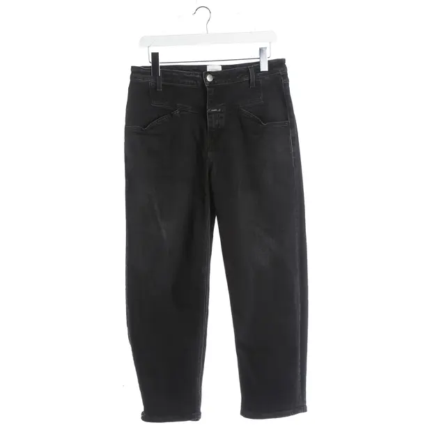 Jeans boyfriend, in Grigio scuro, Cotone, Chiuso