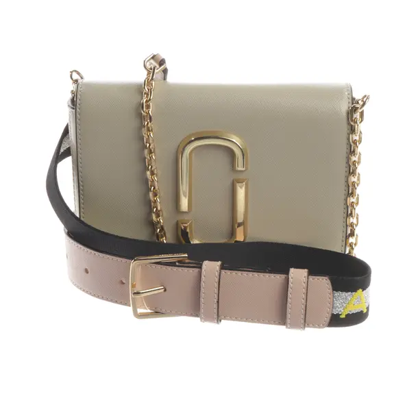 Shoulder Bag, in Light Gray, Leather, Marc Jacobs