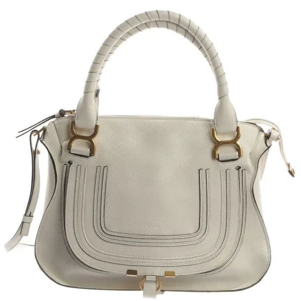 Handtasche, in Weiß, Leder, Chloé