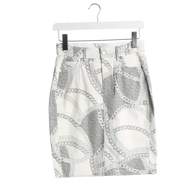 Skirt, in White, Cotton, Marc Cain