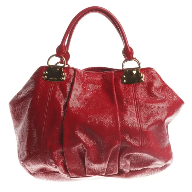 Handbag, in Red, Leather, Miu Miu