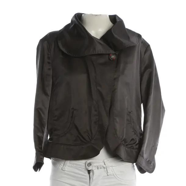 Sommerjacke, in Dunkelgrau, Leinen, Hugo Boss Orange