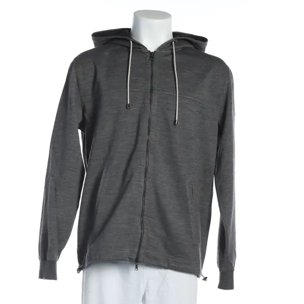 Sweatjacke, in Grau, Wolle, Bogner