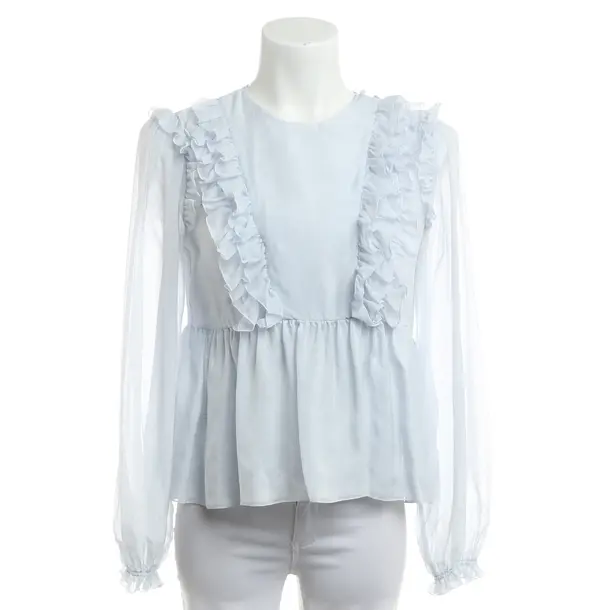 Blouse, in Light Blue, Silk, Dorothee Schumacher