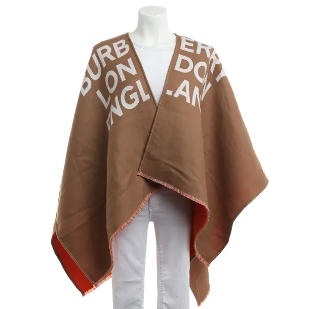 Poncho, in Braun, Wolle, Burberry