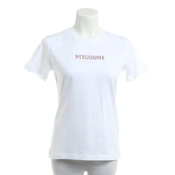 Shirt, in White, Cotton, Missoni