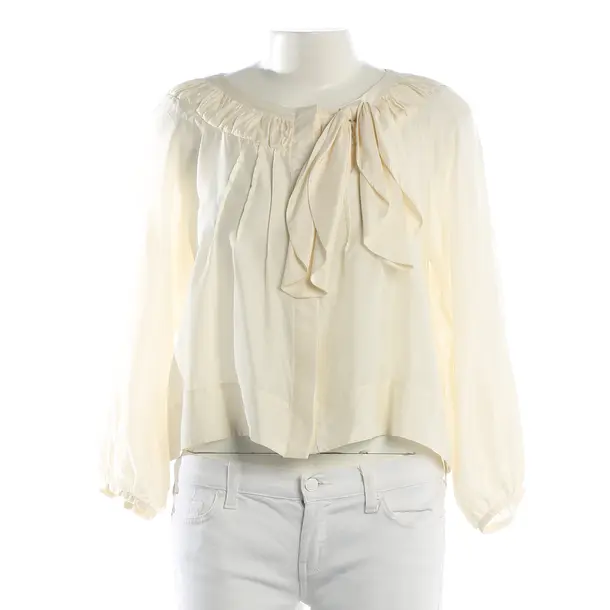 Blouse, in Beige, Silk, See by Chloé