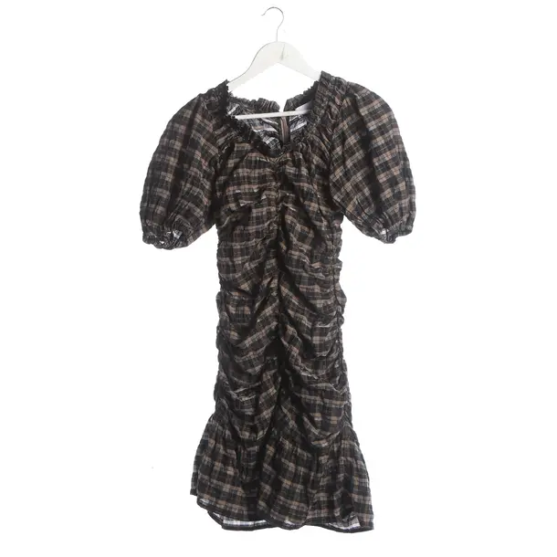 Dress, in Dark Brown, Cotton, Ganni