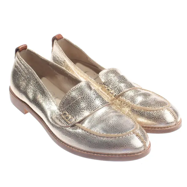 Loafers, in Gold, AGL Attilio Giusti Leombruni