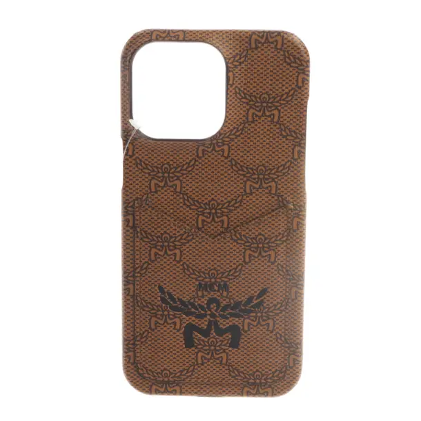 Phone Case, in Brown, Other fibres, MCM