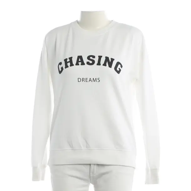Sweatshirt, in White, Cotton, Juvia