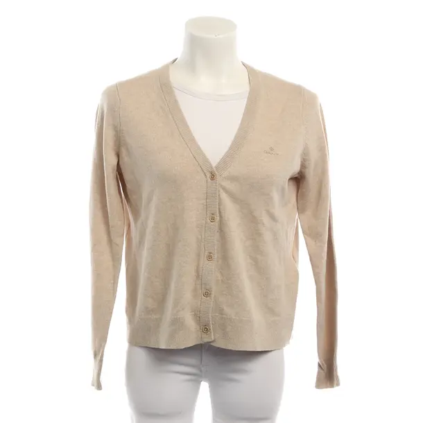 Cardigan, in Beige, Wool, Gant