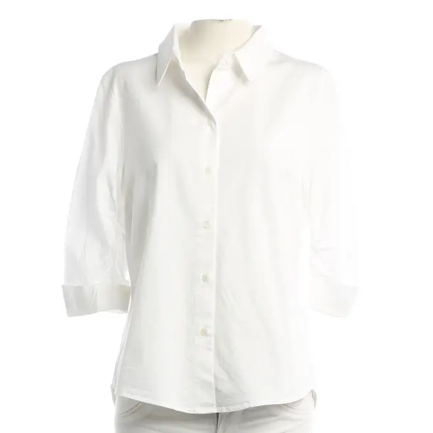 Blouse, in White, Cotton, Marc Cain